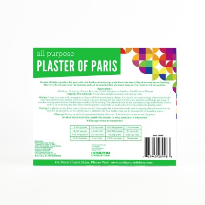 Plaster Of Paris, 4 lbs. by Horizon Group USA   550278025